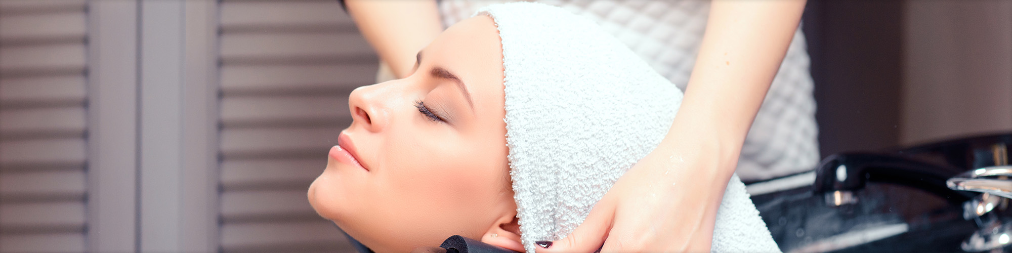 Woman Visiting a Salon